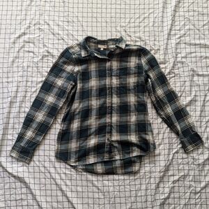 Plaid Long Sleeve Button Up